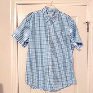 Dockers Men’s Short Sleeve Dress Shirt ~ Large